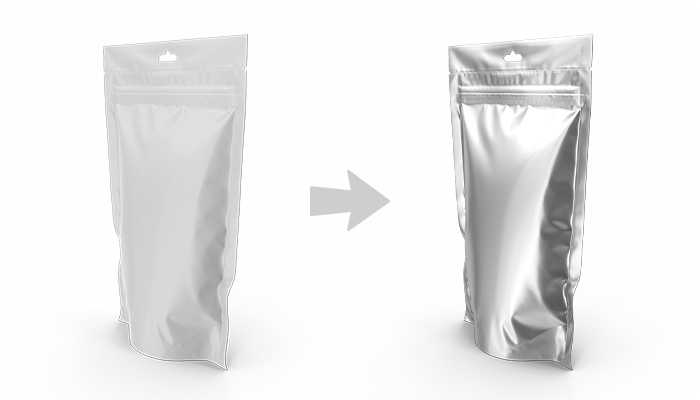 glossiness texture to the product