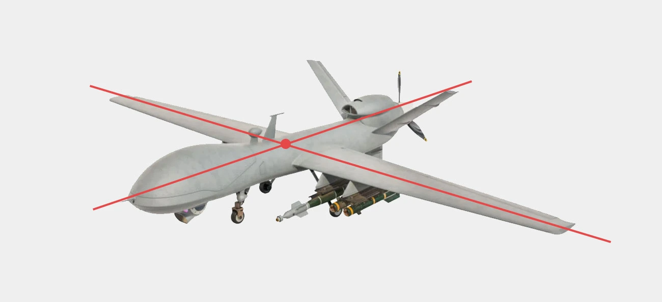 Accurate proportions product photo