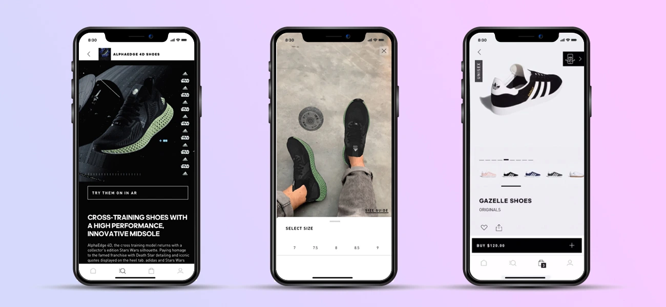 Adidas virtual try one