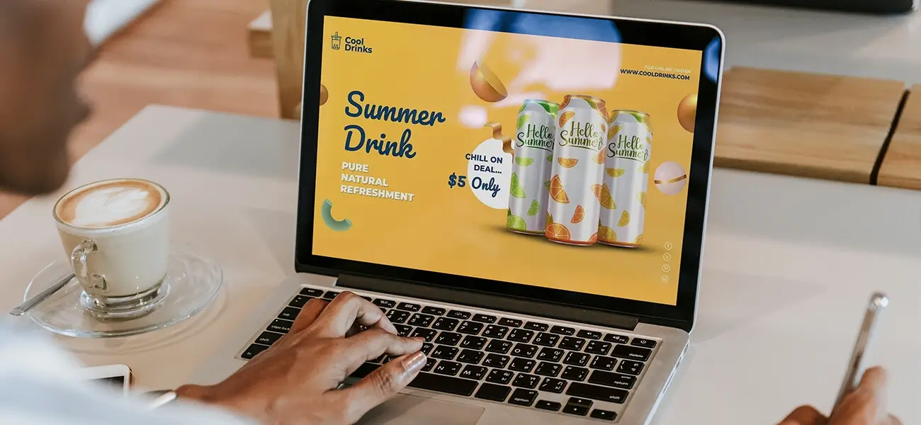 Online ads with 3D models