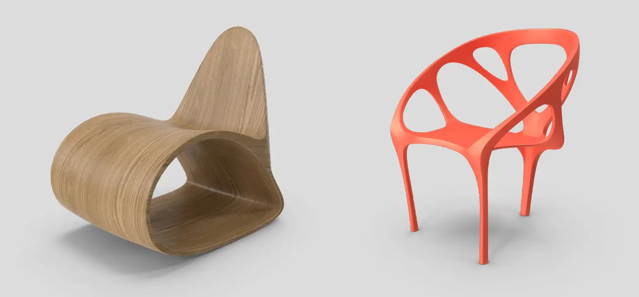 futuristic shape design